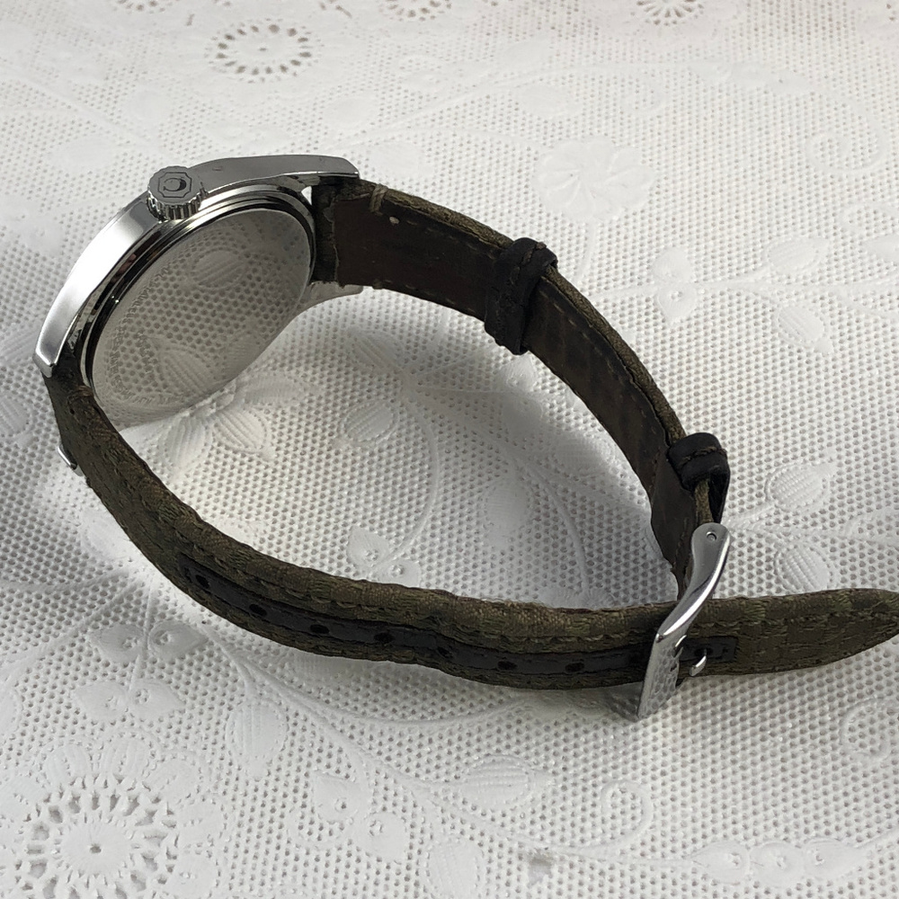 Coach Logo Watch with Brown Leather Strap - Picture 3 of 7